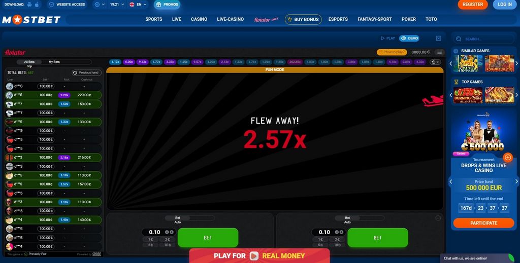 Rəsmi Qumar Müəssisəsi və Bukmeyker - Mostbet