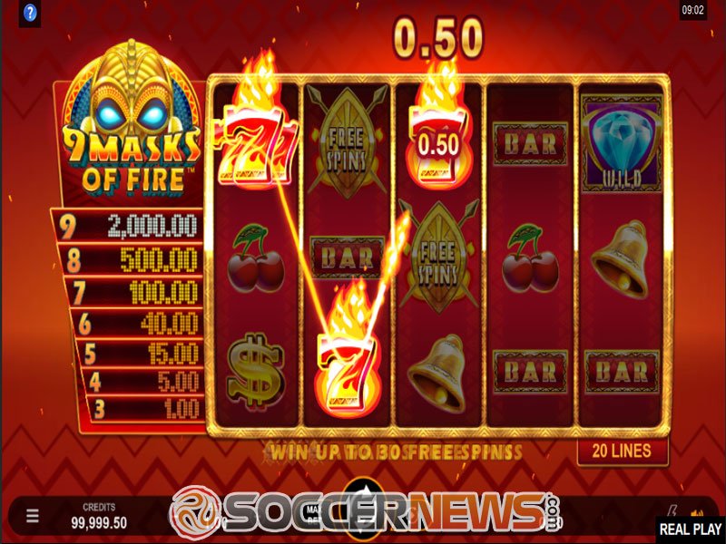 Guide complet des tours gratuits dans 9 Masks of Fire